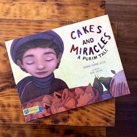 PJ Library Cakes & Miracles A Purim Tale Jewish Paperback Book - Picture 1 of 12